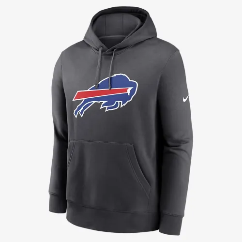 Buffalo Bills Club Logo чоловічі Nike NFL Pullover Толстовка з капюшоном колір сірий
