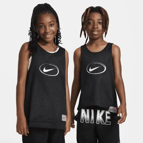 Nike Culture of баскетбольні Big дитячі Reversible Jersey колір чорний