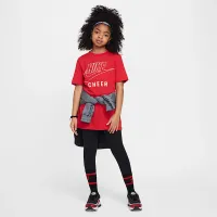 Nike Swoosh Big детские Cheer футболка цвет красный