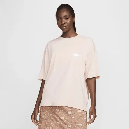 Nike Naomi Osaka Short-Sleeve Top колір коричневий