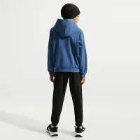 Nike Pro Big дитячі (для хлопчиків) Dri-FIT Fleece Pullover Толстовка з капюшоном блакитний