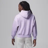 Nike Jordan Fundamentals Big детские Pullover Толстовка с капюшоном цвет фиолетовый