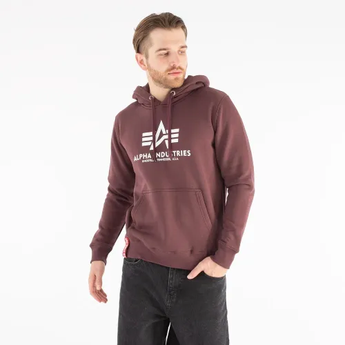 Кофта/футболка Alpha Industries Basic Hoody 17831221 - бордова