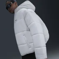 Nike Sportswear Classic Puffer жіноча Therma-FIT Loose Hooded Куртка (великі розміри) колір білий