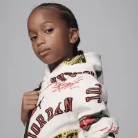 Nike Jordan MJ Essentials Little детские Printed Pullover Толстовка с капюшоном цвет белый