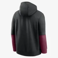Florida State Seminoles Sideline Team Issue Club мужские Nike College Pullover Толстовка с капюшоном цвет черный