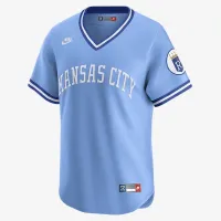 Kansas City Royals Cooperstown мужские Nike Dri-FIT ADV MLB Limited Jersey синий