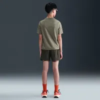 Nike Multi Big детские Dri-FIT Short-Sleeve Top цвет зеленый