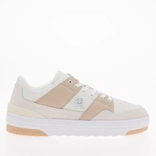 Кросівки Tommy Hilfiger Th Lo Basket Sneaker FW0FW07309-YBL - Бежевий