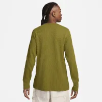 Nike Life чоловічі Long-Sleeve Heavyweight Waffle Top колір зелений