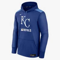 Kansas City Royals Authentic Collection чоловічі Nike Therma MLB Pullover Толстовка з капюшоном блакитний
