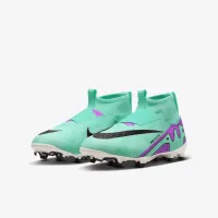 Nike Jr. Mercurial Superfly 9 Pro Little/Big дитячі Firm-Ground High-Top футбольні бутси колір зелений