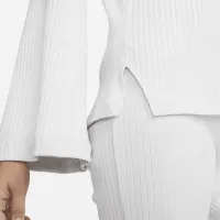 Nike Sportswear женская Ribbed Jersey Long-Sleeve Top цвет серый
