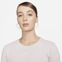 Nike Sportswear Premium Essentials женская Long-Sleeve футболка цвет фиолетовый
