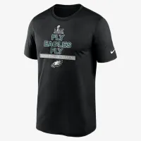 Philadelphia Eagles Super Bowl LIX Champions Local чоловічі Nike Dri-FIT NFL футболка колір чорний
