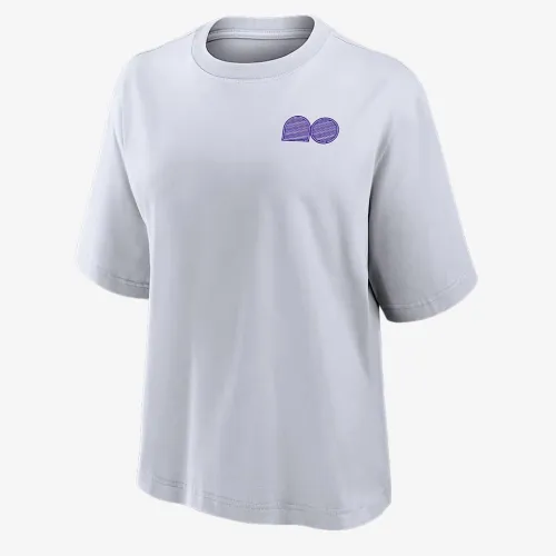 Nike Naomi Osaka жіноча Short-Sleeve Boxy Tennis футболка колір білий