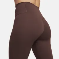 Nike Zenvy жіноча Gentle-Support З високою талією Cropped лосіни колір коричневий