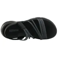 Кросівки Сандалі Жіночі Skechers GO WALK Flex Sandal - Emma (141473-BKGY)