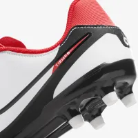Nike Jr. Tiempo Legend 10 Academy Little/Big детские Multi-Ground Low-Top футбольные бутсы цвет белый