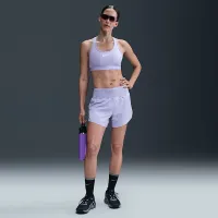 Nike Trail женская Dri-FIT Brief-Lined Running шорты цвет фиолетовый