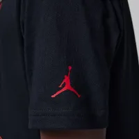 Nike Jordan Big детские Plaid Jumpman футболка цвет черный