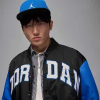 Nike Jordan Brooklyn мужские Collegiate Varsity Куртка цвет черный