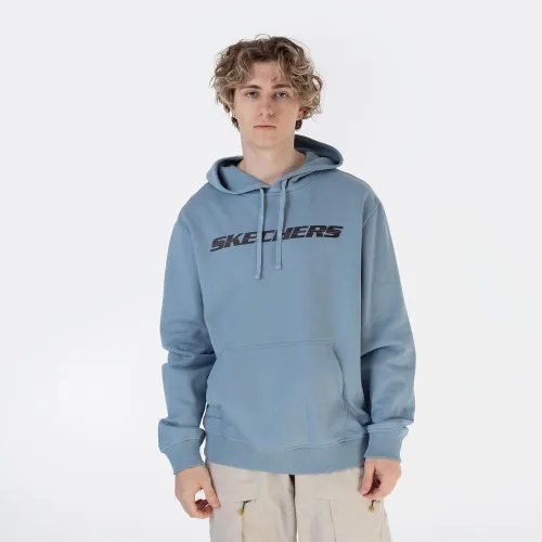 Кофта/футболка Skechers Sweats Motion Толстовка з капюшоном SKMHD81LBLW - Блакитна