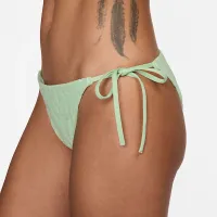 Nike Swim Retro Flow женская String Bikini Bottom цвет зеленый