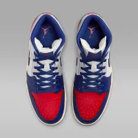 Nike Air Jordan 1 Mid чоловічі Кросівки колір білий
