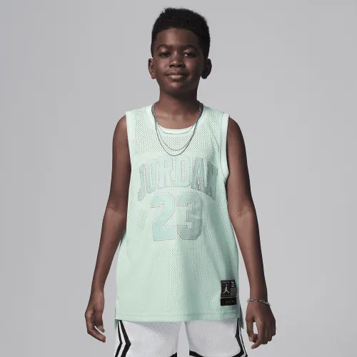 Nike Jordan Big детские 23 Jersey цвет зеленый