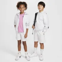 Nike Sportswear Club Fleece Big дитячі French Terry шорти колір коричневий