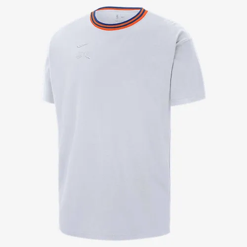 New York Knicks Courtside City Edition Premium чоловічі Nike NBA Max90 футболка колір білий