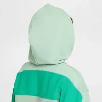 Nike Air Big дитячі Fleece Pullover Толстовка з капюшоном колір зелений