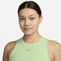 Nike One Classic женская Dri-FIT Cropped Tank Top цвет зеленый