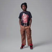 Nike Jordan Little дитячі 40th Anniversary футболка колір чорний