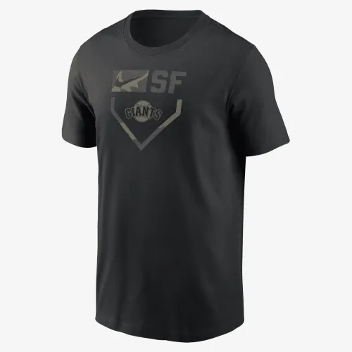San Francisco Giants Camo мужские Nike MLB футболка цвет черный