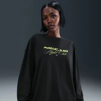 Nike Sportswear жіноча оверсайз Long-Sleeve футболка колір чорний