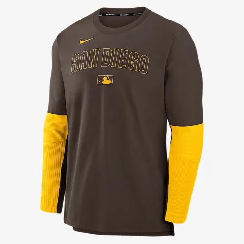 San Diego PaКостюм Authentic Collection Player мужские Nike Dri-FIT MLB Pullover Куртка цвет коричневый
