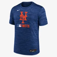 New York Mets Authentic Collection Velocity чоловічі Nike Dri-FIT MLB футболка блакитний