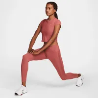 Nike One Fitted Rib жіноча Dri-FIT Short-Sleeve Cropped Top Pink