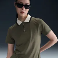 Nike Tour женская Dri-FIT Short-Sleeve для гольфа Polo цвет серый