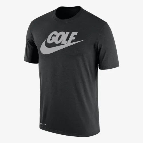 Nike мужские Dri-FIT для гольфа футболка цвет черный