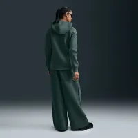 Nike Sportswear Tech Fleece Windrunner женская Full-Zip Толстовка с капюшоном цвет зеленый