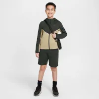 Nike Sportswear Tech Fleece Big дитячі Full-Zip Толстовка з капюшоном колір коричневий
