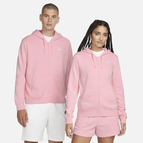 Nike Sportswear Club Fleece жіноча Full-Zip Толстовка з капюшоном Pink