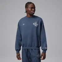 Nike Jordan Brooklyn мужские Crew-Neck свитшот синий
