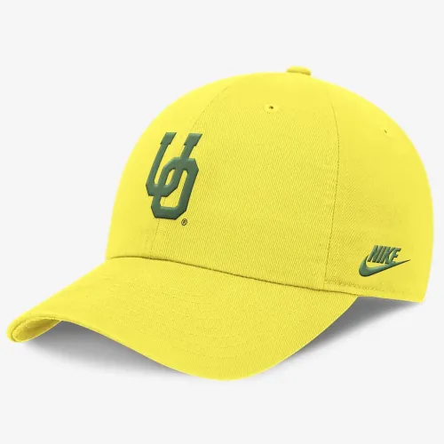 Oregon Ducks Legacy Club мужские Nike Dri-FIT College Adjustable Hat Yellow