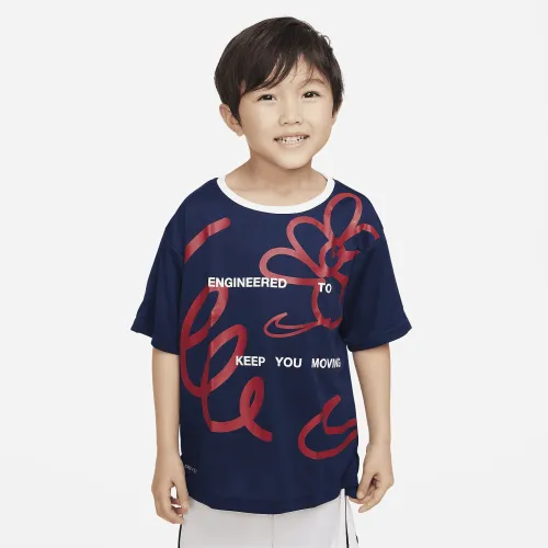 Nike Dri-FIT Performance Select Short Sleeve Top Toddler Top блакитний