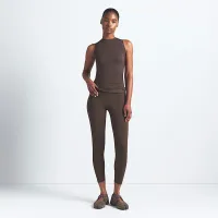 NikeSKIMS Airy женская Muscle футболка цвет коричневый