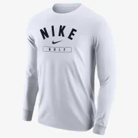 Nike для гольфа мужские Long-Sleeve футболка цвет белый